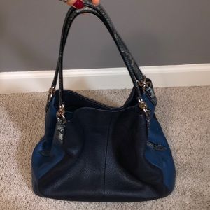 Navy & Blue Coach Tote Bag